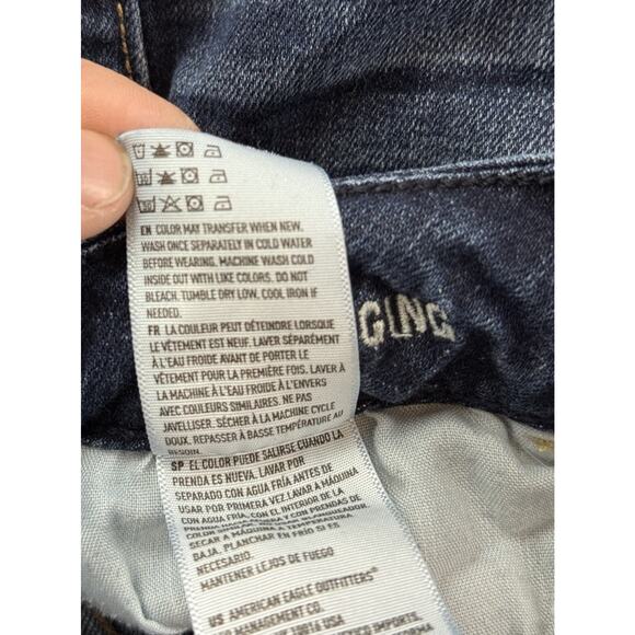 American Eagle Jegging Jeans Super Stretch Women’s Size 4 Faded Wash - Picture 13 of 13